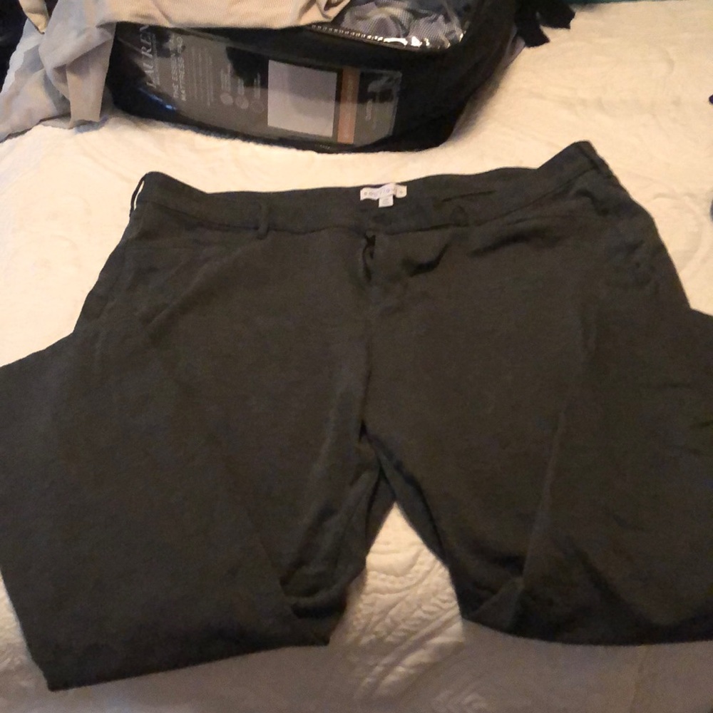 Grey stretchy slacks